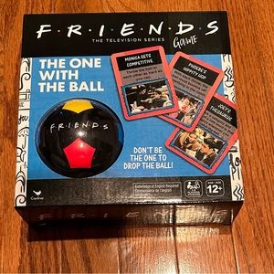 NWT Friends, trivia game with physical activities while Tossing a ball.